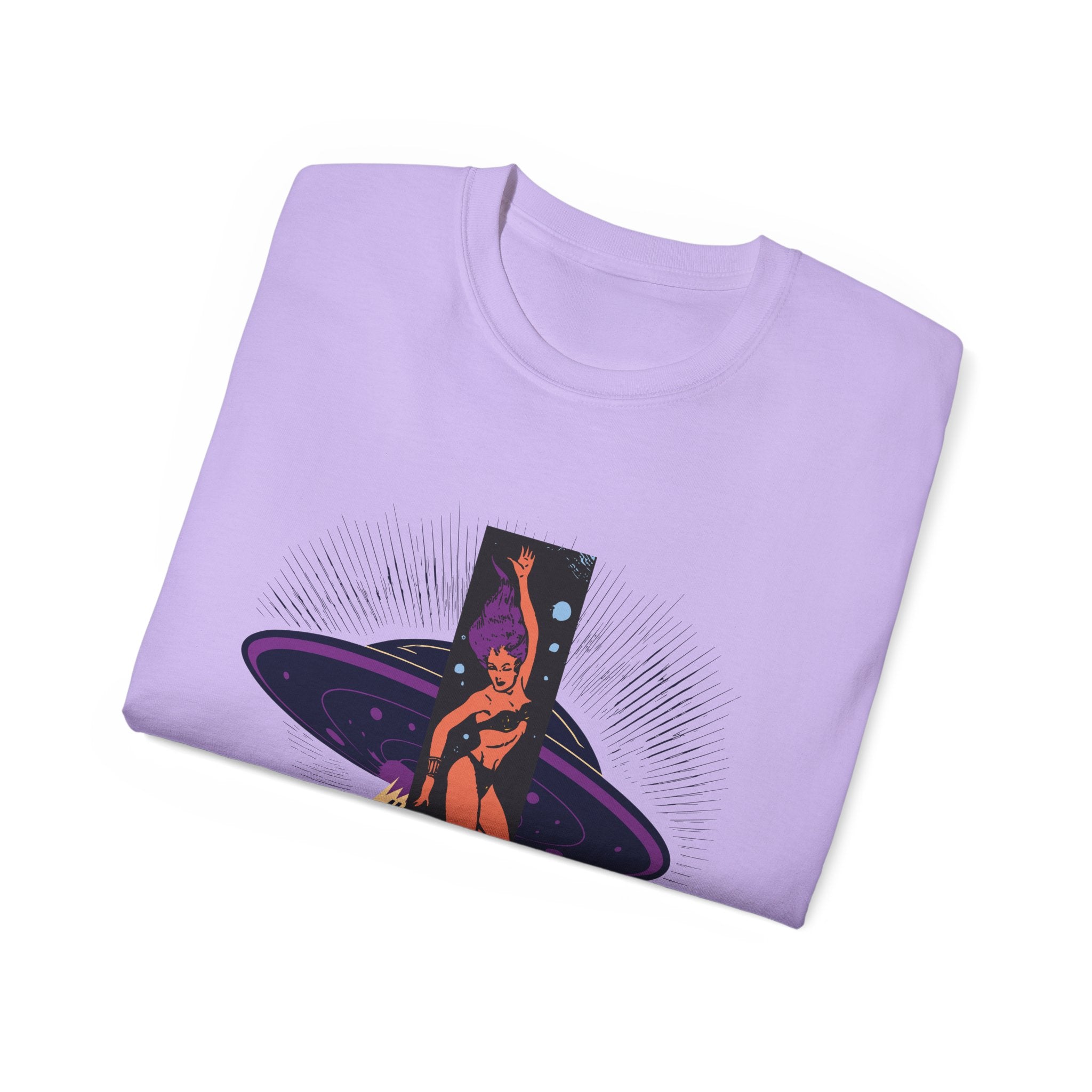 Space Warrior - Unisex Cotton Tee (Front) - Damned Threads